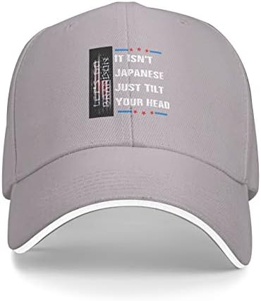 Japon değil Sadece Kafanı Eğ Beyzbol Şapkaları Ayarlanabilir Baba Casquette Şapkaları Spor Seyahatleri için