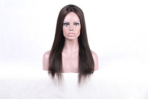 YummyHair insan saçı en iyi tam dantel peruk %150 yoğunluk 12 inç 1B düz