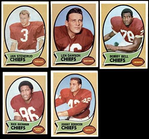 1970 Topps Kansas City Chiefs Takımı Seti Kansas City Chiefs (Set) VG / ESKİ Şefler