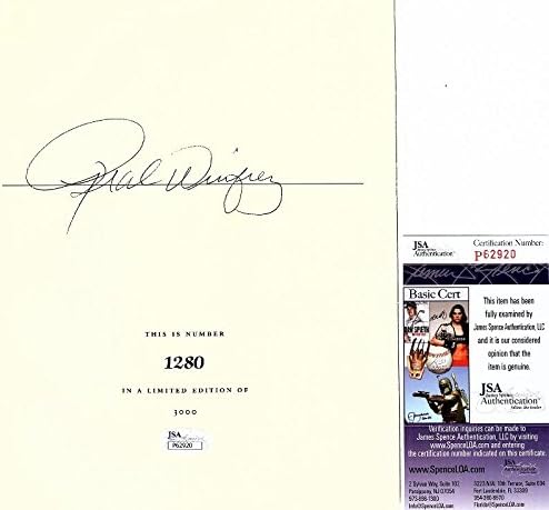 Oprah Winfrey İmzalı-Kitaptan İmzalı 9x7 inç Başlık Sayfası - Tam İmza + Orijinallik Sertifikası-JSA Sertifikalı-Film Dergileri
