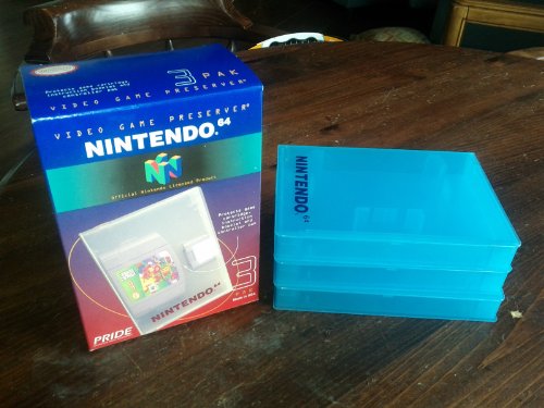 Nintendo 64 Şeffaf Oyun Çantası-3 paket