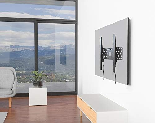 Amer Mounts Ağır Düşük Profil Devirme Düz Panel Duvar Montaj, Max TV/İnteraktif Ekran 250lbs için en 42-100 + inç LED, LCD, OLED