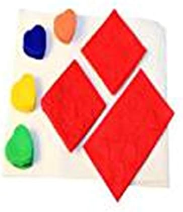 Allen Teşhis Allen Teşhis Modülü Tuval Placemats, 6'lı Paket, Kırmızı, 12-3151