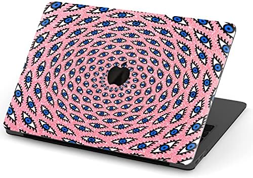 Mertak sert çanta ile Uyumlu MacBook Pro 16 Hava 13 inç Mac 15 Retina 12 11 2020 2019 2018 2017 Optik Illusion Plastik Şeffaf
