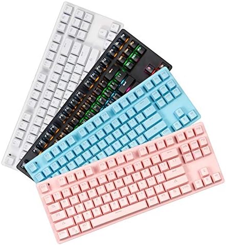 XINZ-BYT Bilgisayar Oyunu Mekanik Klavye (Renk: Pembe)