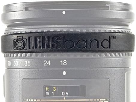 Micro 4/3 Aynasız Lens için Lensband Zoom Sürünme Redüktör Bandı-Siyah
