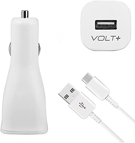 VOLT PLUS TECH Adaptif Hızlı Şarj Araç kiti, USB Tip-C Kablo ile Honor View 10 için Çalışır ve %87'ye kadar Daha Hızlıdır