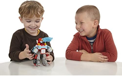 Playskool Heroes Transformers Kurtarma Botları Enerji Isı Dalgası Yangın Bot Dönüştürme Oyuncak Robot Aksiyon Figürü, 3 Yaş ve