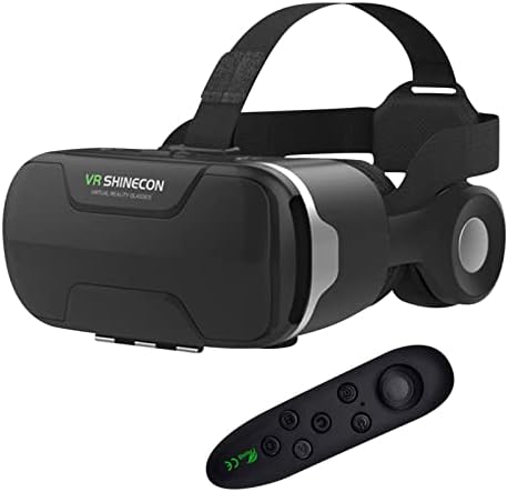 Telefonlar için VR Kulaklık 3D Sanal Gerçeklik Filmler için VR Gözlükleri Uzaktan Kumandalı VR Gözlükleri Cep Telefonu iPhone/