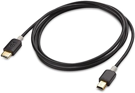 Kablo USB C'den Mini USB Kablosuna (Mini USB'den USB C Kablosuna) 3,3 Fit Siyah