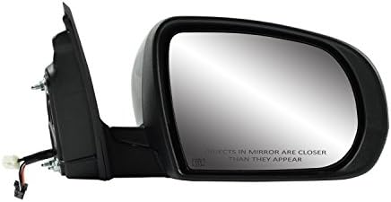 Jeep Cherokee için Yolcu Yan Aynası, Kod GUU, Dokulu Siyah w/PTM Kapağı, w / Dönüş Sinyali, Su Birikintisi lambası, Bellek, Katlanabilir,
