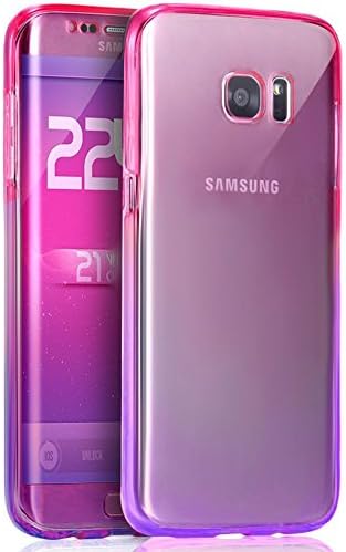 Samsung Galaxy S20 Plus 6.7ile Uyumlu Siyah Kalemli Cfrau Şeffaf Kılıf,Ultra İnce Ön ve Arka Tam Gövde 360 Kapsama Darbeye Dayanıklı