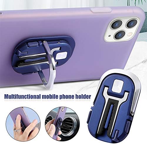 MSKJ Oval çok fonksiyonlu akıllı telefon standı tutucu parmak yüzük cep telefonu braketi araba için