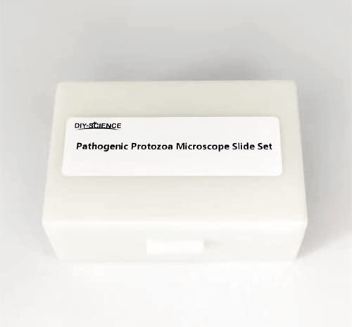 Patojenik Protozoa Hazırlanan Mikroskop Slayt Seti Üniversite Çalışmaları için uygundur, 12 Slayt Seti Entamoeba, Giardia, Plasmodium