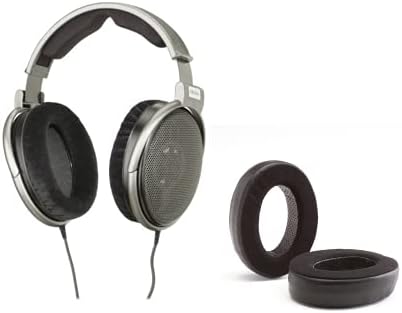 Dekoni Audio Elite Kadife Kulak Pedleri ile Sennheiser HD650 Kulaklıklar için Dijital DJ Dişli Paketi