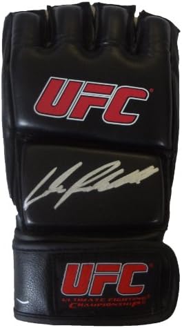 Luke Rockhold İmzalı UFC Eğitim Dövüş Eldiveni W/KANIT, Luke'un Bizim için İmzaladığı Resim, UFC, Sherdog, Strikeforce, Orta