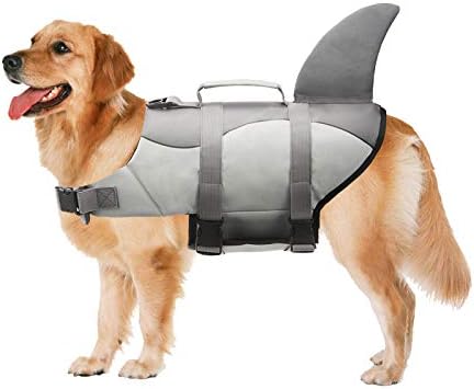 Yüzme ve Tekne Gezintisi için PPET Köpek Can Yeleği,Küçük,Orta, Büyük Köpekler için Yüksek Yüzdürme ve Dayanıklı Kurtarma Saplı