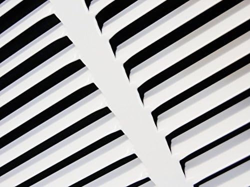 6 x 10 Dönüş Hava Izgarası-Yan Duvar ve Tavan-HVAC Havalandırma Kanalı Kapağı Difüzörü- [Beyaz] [Dış Boyutlar: 7.75 w X 11.75