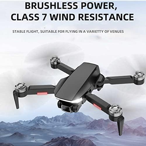 Bulaxxooo Kamera Drones Yetişkinler için, Fırçasız Motor 8 K Hd Hava Fotoğrafçılığı Profesyonel Uçak GPS Uzun Dayanıklılık Uçak