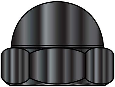 5/8 - 11 İki Parçalı Düşük Taç Kapağı Somunu Siyah Oksit (Paket Adet 200) BC-62NCB Shorpioen tarafından
