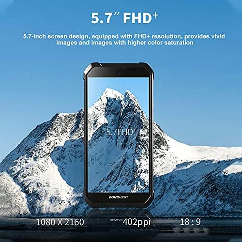FETHİ S21 5G Sağlam Smartphone, Android 11 Unlocked Cep Telefonları, 8G + 128G, 4500 mAh Pil, Hızlı Şarj, 48MP Kamera, Kızılötesi