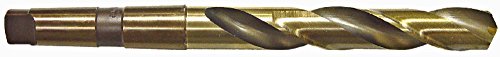 Michigan Matkap 210C Serisi Ağır Süper Kobalt Çelik Matkap Ucu, 4 Mors Konik Şaft, Spiral Flüt, 135 Derece Çentikli Nokta, 1-21