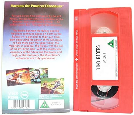 Dino Riders: Dinozorların Gücünü Kullanın - Video Mücevherleri-Çok Nadir - VHS