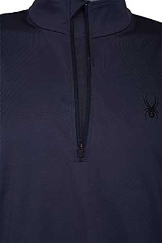 Spyder erkek Prospect Zip T-Boyun-Çeyrek-Zip Kazak Uzun Kollu Aktif Gömlek
