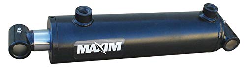 Maxim WT Kaynaklı Silindir: 2 Delik x 6 Strok - 1.5 Çubuk Çapı, SAE 6 Bağlantı Noktası Boyutuna Sahip 3000 PSİ, Geri Çekilmiş: