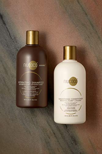 NİUCOCO / Tamamen Doğal Hindistan Cevizi Yağı Şampuanı ve Saç Kremi / %100 Toksik Olmayan / Paket Paketi (250ml)