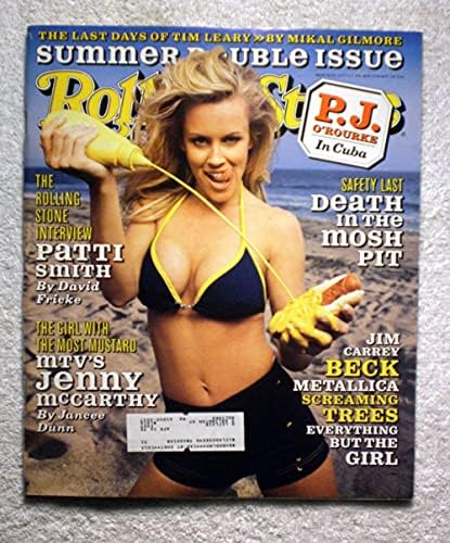 Mtv'den Jenny McCarthy-Rolling Stone Dergisi- 738-739-11-25 Temmuz 1996-Timothy Leary'nin Son Günleri, Patti Smith Röportajı,
