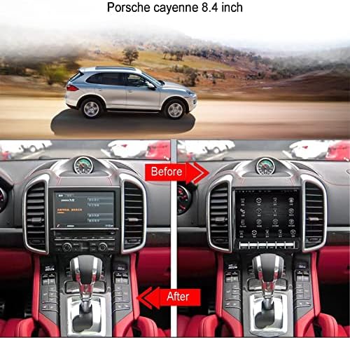 KiriNavi Araba Stereo Radyo Porsche Cayenne 2010-2017 ıçin Andriod 10 6 çekirdekli Carplay GPS Navigasyon Bluetooth ıle 8.4 ınç