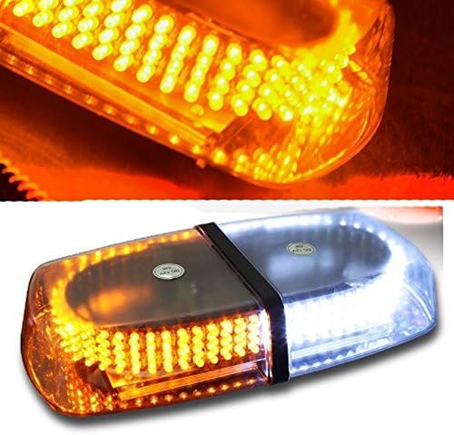 Wecade Amber Beyaz Acil Tehlike Uyarı LED Mini Bar Strobe ışık w/Manyetik Bankası