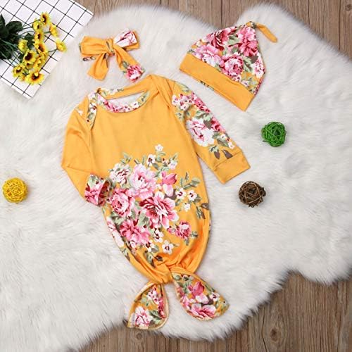 Yenidoğan Bebek Kız Elbisesi Uyuyan Mermaid Kuyruk Çiçek Romper 3 Adet Set kundak battaniyesi Battaniye