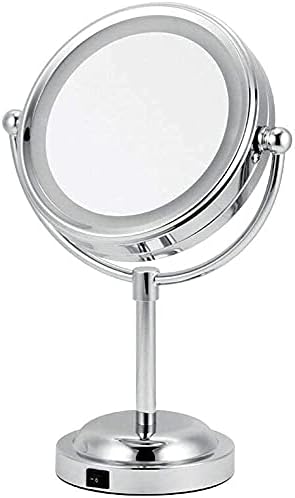 6 inç tezgah üstü Giyinme Aynası Çift Taraflı, Makyaj Aynası 360 Dönen Kozmetik Banyo Aynası, Yatak Odası Tıraşı için Kullanılır