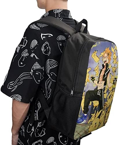 Denkı Kaminari Sırt Çantası, büyük Kapasiteli Hafif okul Sırt çantası Dayanıklı Rahat seyahat sırt çantası laptop çantası ile