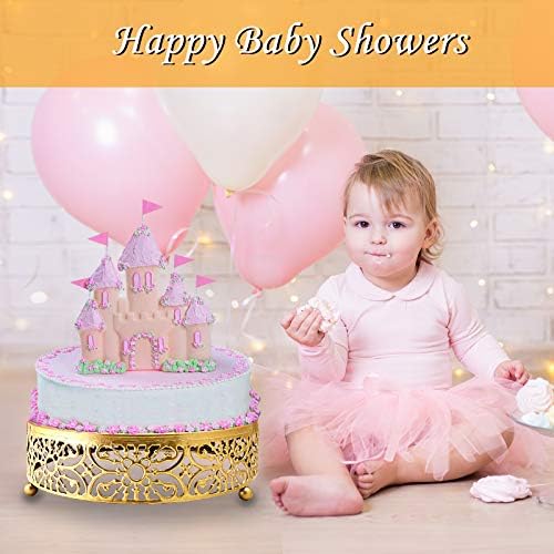 Altın Kek Standı için Tatlı Masa, 10 Kek Standları Çerezler Cupcake Tatlı Standları için Weedings Doğum Günü Bebek Duş Yıldönümü