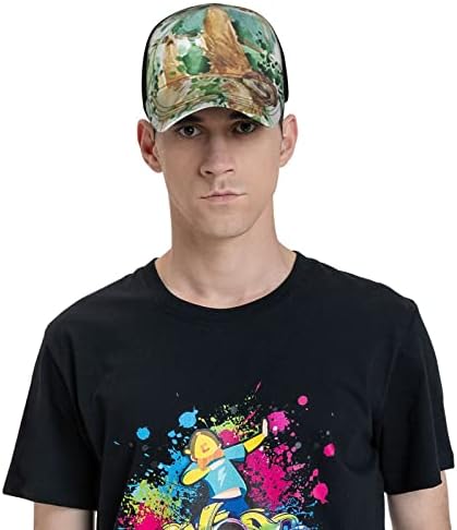 stunnıyue Beyzbol Şapkası, iskeletler Yoga Baskı kamyon şoförü şapkası Ayarlanabilir baba şapkaları Kadınlar ve Erkekler için