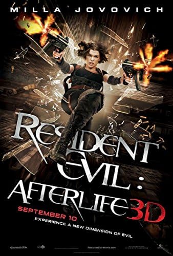 Resident Evil: Öbür Dünya 3D 2010 S / S Film Afişi 11. 5x17