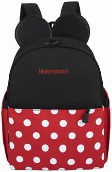 OMGA Mumya Mickey Mouse Bezi Çanta Naylon yalıtım tabakası İle Şık Nappy Çantalar Çok Fonksiyonlu Bebek Çantası için 