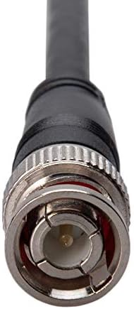 Koaksiyel Kablo Kurşun 1 m (BNC Erkek Fiş BNC Erkek Fiş) RG59 BNC Çoğaltıcı 75 Ohm Ω Video Kablosu Saf Bakır İletkenler için