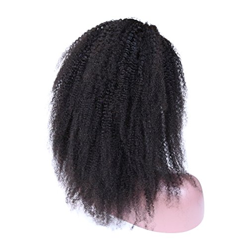 Zikzak Saç Afro Kıvırcık Dantel Ön İnsan saç Peruk Siyah Kadınlar Için 4B 4C Brezilyalı Afro Kinky Kıvırcık Peruk Ağartılmış