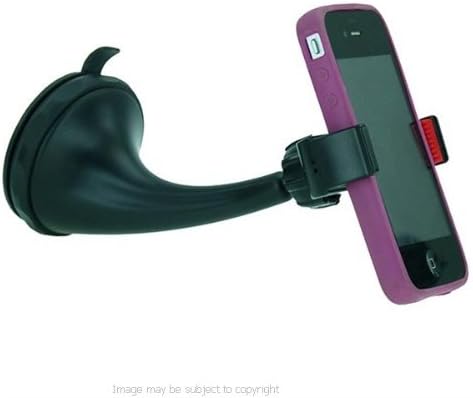 Apple iPhone 4S için Büküm ve Kilit Yayı Kavrama Kauçuk Dudak Araç Montajı (SKU 18031)
