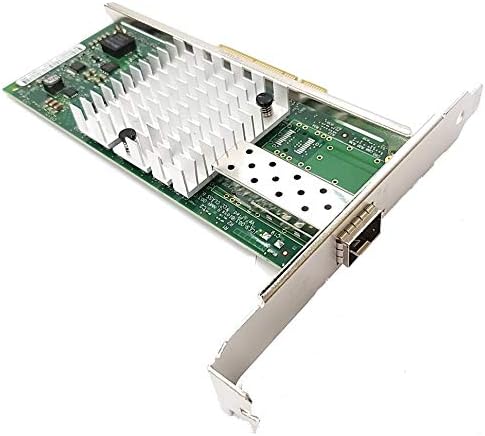HİNYSENO 1 Port 10GbE SFP+ Fiber Optik PCI-Express x 8 Nıc Gigabit Ethernet Sunucu Adaptörü 1 Port Ağ Arayüzü Denetleyici Kartı