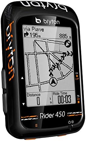 Bryton Rider 450 T GPS Kablosuz GPS 78 + Siyah ANT+ / BLE
