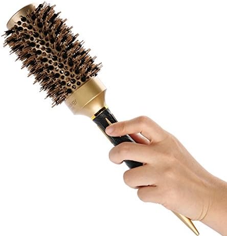 Taşınabilir Anti-statik Yuvarlak yuvarlak saç tarak taşınabilir Varil saç fırçası ısı için kadın ve bana şekillendirici araçları