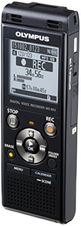 8 GB, Ses Dengeleyici, Gerçek Stereo Mikrofon ve ME-52W Gürültü Önleyici Mikrofonlu Olympus WS-853 Ses Kaydedici