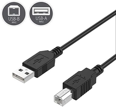 Digipartspower 6ft USB kablosu PC Laptop Notebook Veri Sync Kablosu için Cricut İfade CREX001 Provo Zanaat Elektronik Kesme Makinesi
