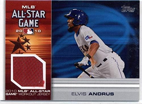 2010 Topps Güncellemesi All-Star Stitches AS-EA Elvis Andrus Texas Rangers MLB Beyzbol Kartı (Hatıra / Oyun Kullanılmış) NM-MT