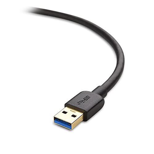 Kablo Önemlidir Mikro USB 3.0 Kablosu 6 ft (Harici Sabit Sürücü Kablosu, USB'den USB'ye Mikro B Kablosu) Siyah